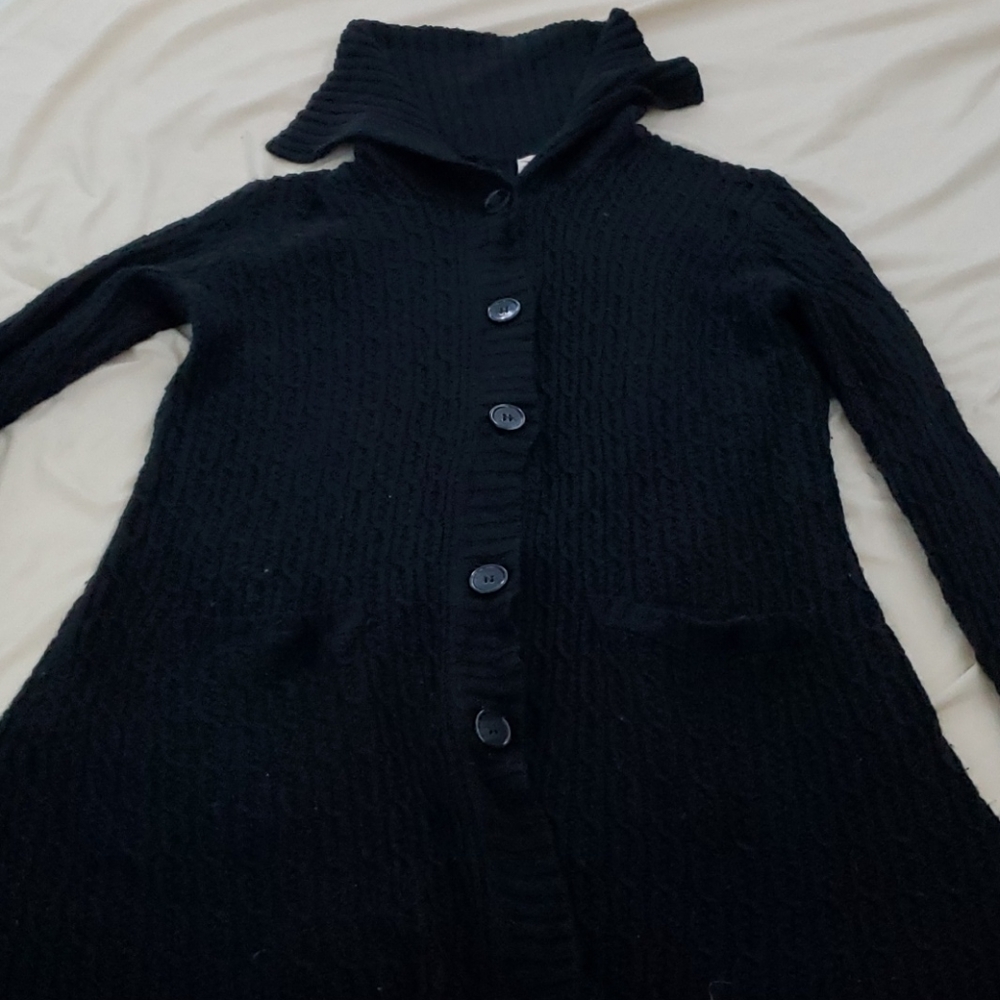 Black long sleeve sweater